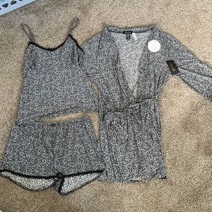 3 piece leopard sleep set